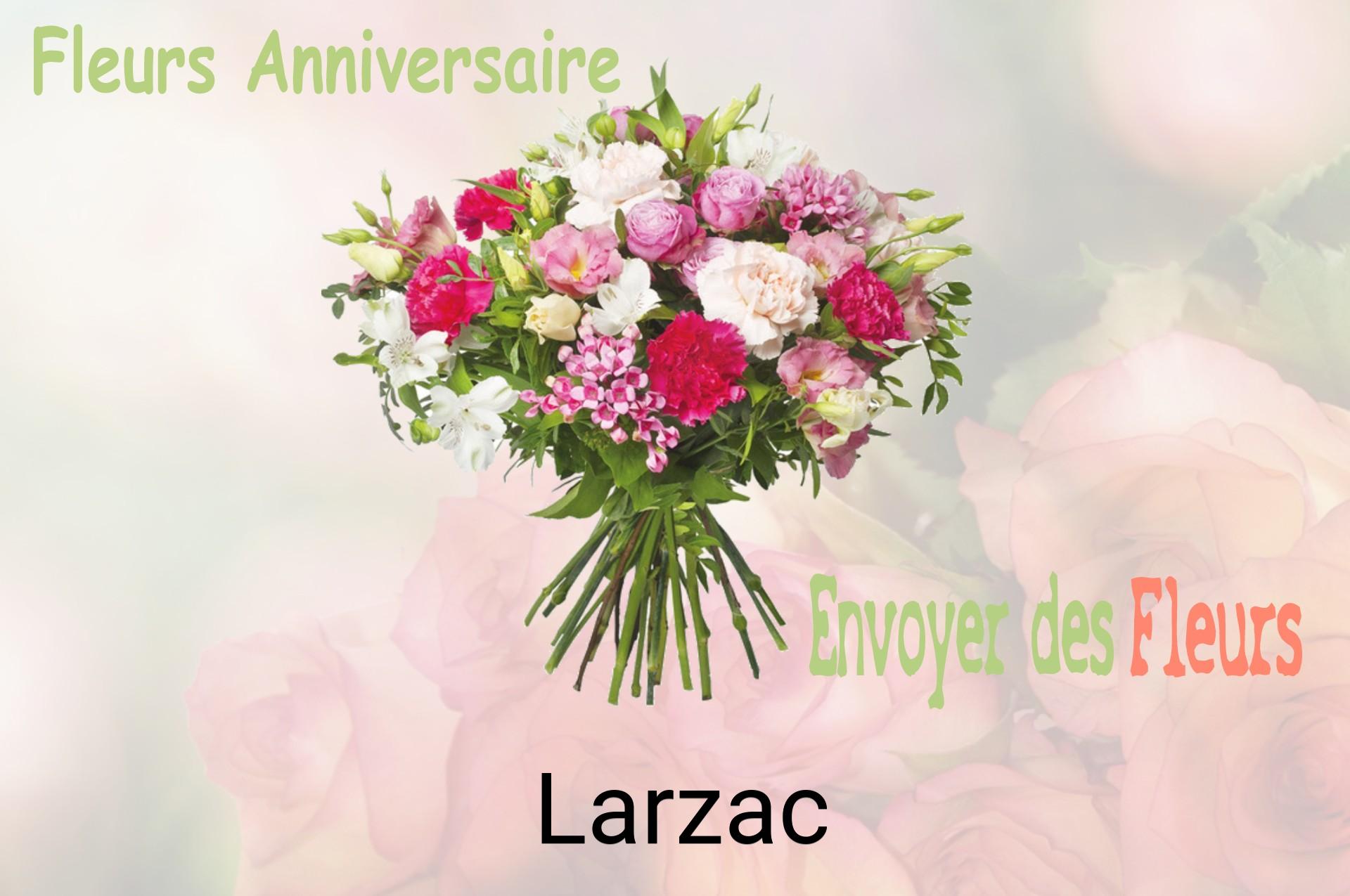 Bouquet de fleurs d’anniversaire livré à Larzac