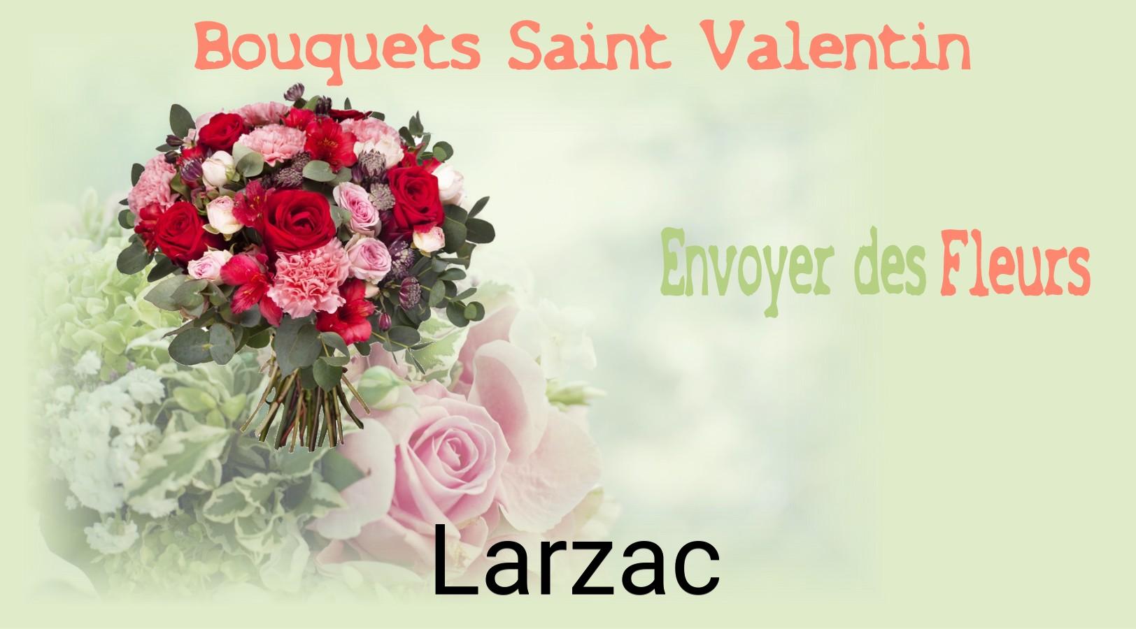 Roses de Saint-Valentin livrées à Larzac
